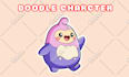 draw custom kawaii doodle and coloring pages that are unique