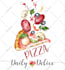 design professional watercolor hand made logo for you