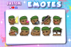 create chibi twitch emotes or sub badges in bulk for you