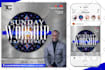 do social media flyer, church, banners, business flyer 6hrs