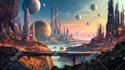 create ai sci fi art using midjourney and stable diffusion