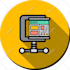 design line and flat icons for website, web app, mobile app