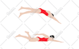 draw exercise, yoga, any fitness poses and workout illustration