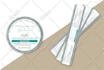 design edge control labels and sticker for hair extension
