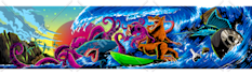 design awesome skateboard with detailed handrawn