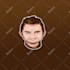 face esport cartoon mascot design logo