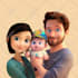 create disney pixar style 3d cartoon portraits for you