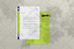 design minimal business card, letterhead and stationary kit