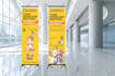 design professional roll up banner, signage, or standee