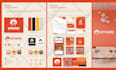 create business logo design, branding kit and brand identity