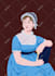 create flat fashion or portrait illustration