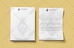 design a modern business card and stationeries