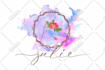 design professional watercolor hand made logo for you