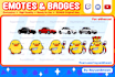 create custom kick, youtube, twitch emotes, discord emoji, and sub badges