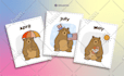 hand draw a custom postcard, invitation or greeting card