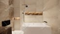 do bathroom interior design with 3d renders