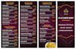 design and animate digital menu, digital menu board  or tv menu