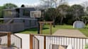 do backyard landscape design, garden, pool, patio, fireplace