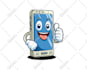 draw mascot illustration and a cartoon character logo design