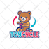 design cute logo for kids, food, shop, pets, app, games, toys, bakery