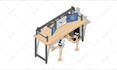 create skethcup 3d models for your woodworking furniture