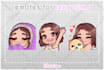 make you cute chibi emotes or badges for twitch or discord