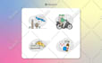 do the cutest hand drawn icon set for your web or app