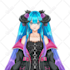 draw a high quality pngtuber model in anime style for streaming