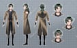 draw anime character design reference sheet