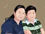 make your couple photo into awesome cartoon style