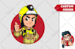 make special cartoon mascot character