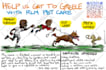 draw a flyer with original characters for your event or show