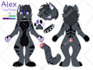 draw a cute reference sheet for your furry oc
