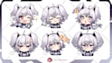 draw cute chibi emotes, sticker or sub badges for your twitch or discord