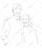 draw illustrations in one line art, minimalist line art style