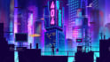 create futuristic animated gifs nft art