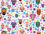 draw mexican sugar skull día de muertos day of the dead original illustration