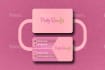 do credit card style business card design