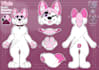 draw a cute reference sheet for your furry oc