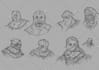 draw creature or character concept art