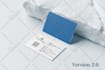 design a modern business card and stationeries