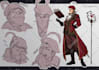 design your character on a character sheet