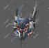 draw gundam, gunpla, mecha, robot with scribble art style