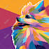 draw pop art of dog cat pet animal portrait
