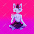 draw your oc furry with brilliant colors in my style
