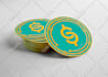 design 3d gold and silver coin logo crypto,token,cryptocurrency, animation, nft