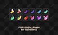 create twitch sub badges in pixel art style