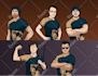 create cartoon characters design for profile pic and meme