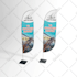 design premium feather flag, teardrop, beach flag, billboard