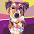 draw pop art of dog cat pet animal portrait